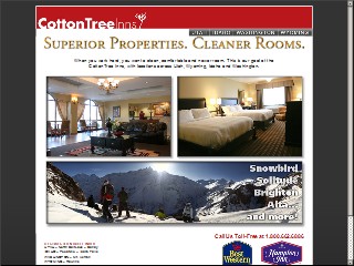 Web site www.bwcottontreeinn.com, Best Western Cottontree Inn