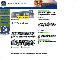 Web site www.bwstay.com, Best Western Holiday Hills