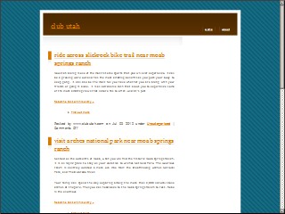 Web site www.clubutah.com, Edwards Mckay Aicp