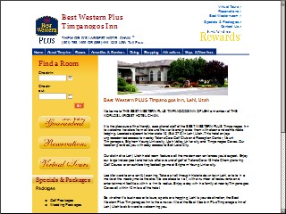 Web site www.timpinn.com, Best Western Inn